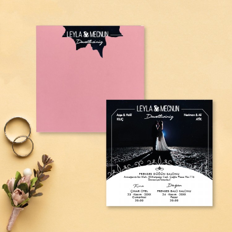 Beren Kare Davetiye 1796 - Resimli Davetiye - Detay Görseli 6